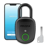 Prezlock Smart Fingerprint Padlock With Key, Biometric Graphite. Fixed Price $129.11.