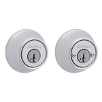 Kwikset 665 Satin Chrome Double Cylinder Deadbolt Featuring Smartkey Security. Fixed Price $16.95.