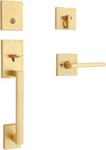 Kwikset San Clemente Front Door Lock Handle Deadbolt (open Box). Fixed Price $90.18.
