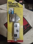 Mag Security 8825AL Keyed Patio Lock For Sliding Hinged Door, New Sealed. Fixed Price $15.95.