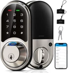 Veise Smart Lock Fingerprint Door 7-IN-1 Keyless RZ07 Satin Nickel. Fixed Price $96.35.