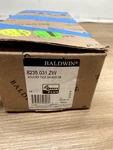 Baldwin 8235031ZW - Deadbolts Door Hardware, Unlacquered Brass Read. Fixed Price $149.99.