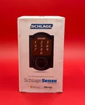 Schlage Sense Smart Deadbolt Camelot Oil Rubbed Bronze BE479AA V 716. Fixed Price $199.99.