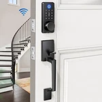 Wifi Front Door Set - Fingerprint Smart Handle Keyless Entry A.... Fixed Price $58.97.