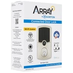 Array (hampton) Barrington Style Wi-fi Door Lock Satin Nickel # 23513-119. Fixed Price $99.99.