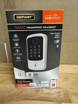 Defiant Smart Fingerprint Deadbolt Satin Nickel. Fixed Price $79.99.