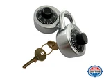Duotyga Combination Padlock With Key, 2 Pack Keyed Alike Matching. Fixed Price $41.42.