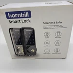 Hornbill Wifi Smart Deadbolt Lock, Touchscreen Keypad, Keyless Entry, Bluetooth. Fixed Price $34.30.