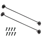 2PCS 14 Inch Stainless Steel Barn Door Hook And Eye Latch Black, Long Privacy.... Fixed Price $21.07.