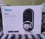 Veise RZ06 Smart Lock Keyless Entry Door With App Control Black. Fixed Price $34.99.