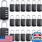 Moxweyeni 20X 4-DIGIT Combination Luggage Locks Small Outdoor Combo Padlock. Fixed Price $62.74.