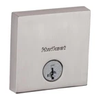 Kwikset Downtown Low Profile Satin Nickel Square Contemporary Deadbolt. Fixed Price $23.99.