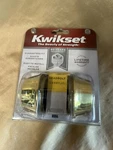 Unopened: Kwikset Deadbolt Keyed 96650-390 Polished Brass. Fixed Price $7.15.