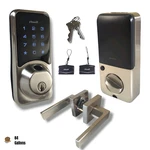 Zowill 7 1 Smart Door Lock Handle Set With Fingerprint + App Control (sn). Fixed Price $69.99.