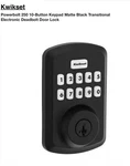 Kwikset Powerbolt 10-BUTTON Keypad Matte Black Lock 992500-008 *no Keys*. Fixed Price $55.00.