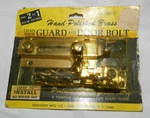 Brainerd No. 588XC New Package Polished Brass Chain Door Guard And Bolt. Fixed Price $25.00.