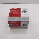 Shield Security Square Rose Single Cylinder Deadbolt Satin Nickel Finish 131374. Fixed Price $14.99.