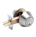 Tell Manufacturing Stainless Steel Single Cylinder Commercial Deadbolt. Fixed Price $36.99.