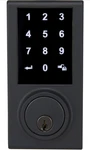 Amazon Basics Grade 3 Electronic Touchscreen Deadbolt Door Lock, Matte Black. Fixed Price $39.99.