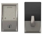 Schlage Century Encode Smart Wifi Door Lock With Alarm, Satin Nickel New. Fixed Price $289.00.