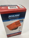 Schlage F-series Plymouth Matte Black Entry Knobs Right Or Left Handed. Fixed Price $12.95.