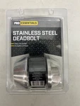 Pro Essentials Stainless Steel Deadbolt Lock. Fixed Price $12.50.