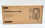 New Smonet Smart Lock With Fingerprint And Fobs - Satin Nickel. Fixed Price $58.05.