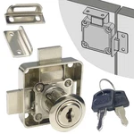 Cabinet Door Lock Drawer Safety Keyed Alike Double.... Fixed Price $20.72.