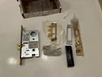 Baldwin Entrance Egress Mortise Lock Strike 2-1/2 Non-lacquered Lh 6375.031.L. Fixed Price $240.00.