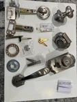 Kwikset 553MNHXJ 15 Smt Montara Satin Nickel Deadbolt Door Handleset Juno Entry. Fixed Price $68.00.