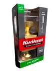 Kwikset Pismo Satin Brass Solid Metal Hall & Closet Square Passage Door Knobs. Fixed Price $24.88.