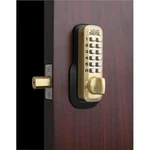 Lockey Usa M210-EZ Sb Satin Brass Mechanical Keyless Digital Combination Dead.... Fixed Price $164.42.