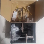 Kwikset Breton Entry Door Lever Lock Smartkey Square Polished Chrome. Fixed Price $14.99.