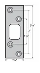 Kwikset 83222 Maximum Series Deadbolt Strike.( Antique Nickel Finish ). Fixed Price $9.99.