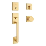 Kwikset San Clemente Single Cylinder Handleset Satin Brass Pismo Knob. Fixed Price $79.99.