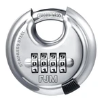Fjm Security SX-790 4-DIAL Combination Disc Padlock With Shielded Hardened Steel. Fixed Price $17.19.