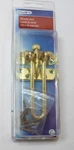 Security Door Latch, Metal, Brass Hotel Style Onward 213BR. Fixed Price $8.79.