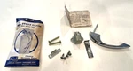 Nos Vtg Amerock Chrome Thumb Latch Push Button Cabinet Door Catch Handle 1960'S. Fixed Price $12.00.