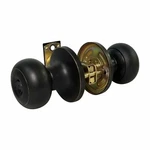 Ultra Door Knob Lock Entry Keyed Cylinder 2 Exterior Interior KW1 Orb Bronze. Fixed Price $11.99.