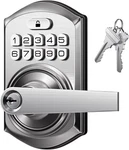 Teeho TE004 Satin Nickel Keypad Touchscreen Door Lock Smart Handle New. Fixed Price $29.94.