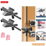 Versatile 2 Pack Portable Door Locks For Enhanced Security - Ideal Travelers. Fixed Price $26.95.