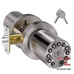Bothstar Keypad Door Knob With Key,keyless Entry Lock, Code Satin Nickel. Fixed Price $57.93.