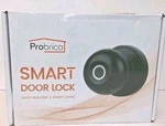 Smart Door Lock Probrico Black Nob. Fixed Price $20.99.