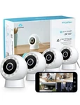 Set Of 4 Laview Indoor/outdoor 2K Hd Smart Security Video Cameras W/ Way Audio. Fixed Price $114.99.