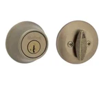 Kwikset 660 Antique Brass Single Cylinder Deadbolt Featuring Smartkey. Fixed Price $10.44.