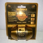 Vtg Brinks Deadbolt Double Cylinder Mdl 5343 Heavy Duty Brass Lifetime Warranty. Fixed Price $24.29.