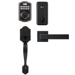 Ixtech Home Keyless Entry Door Lock Deadbolt With Handle, Fits Standard Right. Fixed Price $141.20.