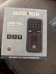 Swiss+tech Touch Deadbolt Lock With Fingerprint Keypad Digital (brand New). Fixed Price $89.99.