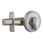 Design House Brass Single-sided Deadbolt Lockset Satin Nickel. Fixed Price $32.64.