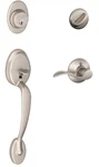 Schlage Plymouth Single Cylinder Handleset F60 PLY-619 Knob Satin Nickel. Fixed Price $70.00.